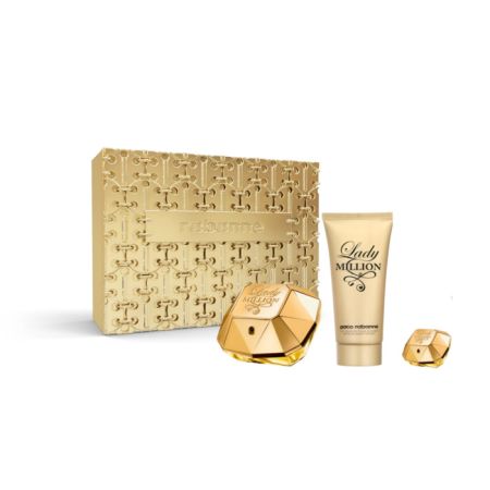 Paco Rabanne Lady Million Eau De Parfum Vaporisateur 80ml Coffret 3 Produits
