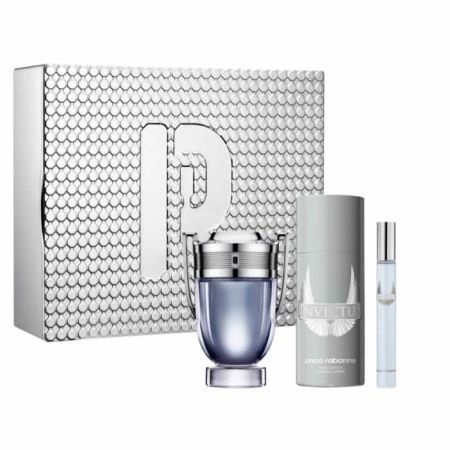 Paco Rabanne Invictus Eau De Toilette Vaporisateur 100ml Coffret 3 Produits
