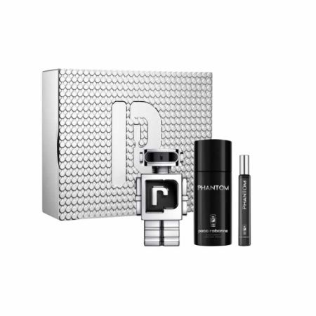 Paco Rabanne Phantom Eau De Toilette Spray 100ml Coffret 3 Produits