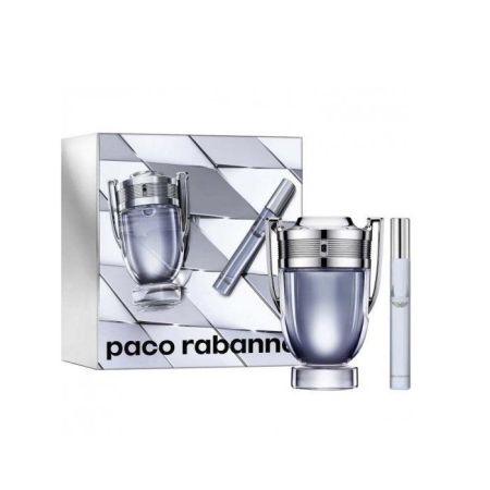 Paco Rabanne Invictus Eau De Toilette Vaporisateur 100ml Coffret 2 Produits