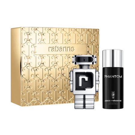 Paco Rabanne Phantom Eau De Toilette Vaporisateur 100ml Cofret 2 Produits