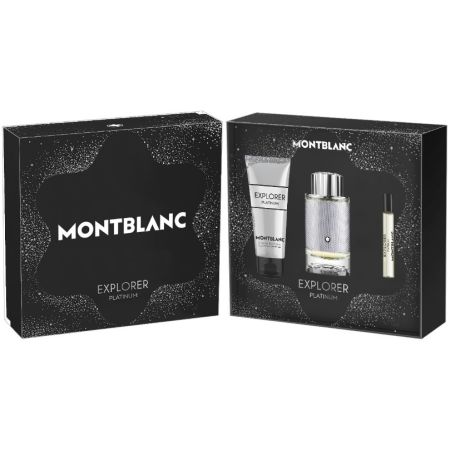 Montblanc Explorer Platinum Eau De Parfum Vaporisateur 100ml Coffret 3 Produits