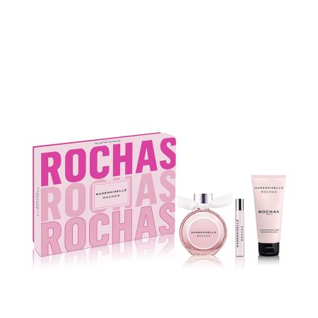 Rochas Mademoiselle Eau De Parfum Vaporisateur 90ml Coffet 3 Produits