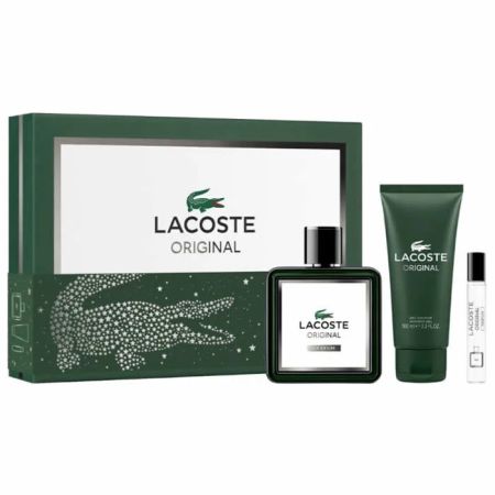 Lacoste Original Eau De Parfum Spray 100ml Coffret 3 Produits
