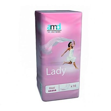 Amd Protector Absorbente Femenino Maxi 16 Unidades Active Medical