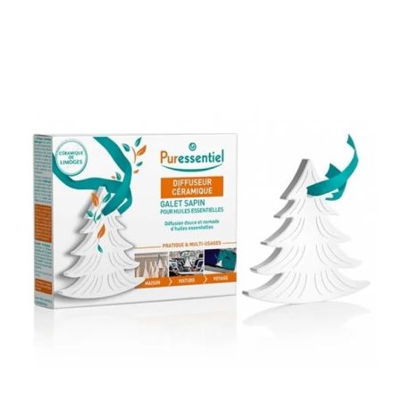 Puressentiel Galet Sapin Diffuseur Céramique
