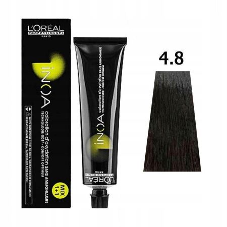 L'oreal Professionnel Inoa No Ammonia Permanent Color 4,8 60g