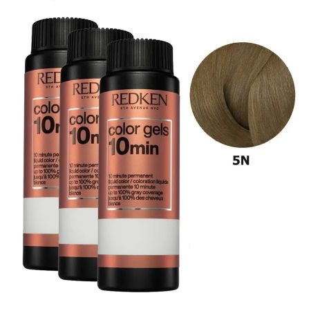 Redken Color Gels Lacquers 5n-Walnut 60ml X 3 U