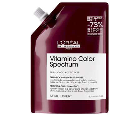 L'oreal Professionnel Vitamino Color Spectrum Champú Sin Sulfatos, Para Cabello Teñido, Fija El Color Recarga 500ml