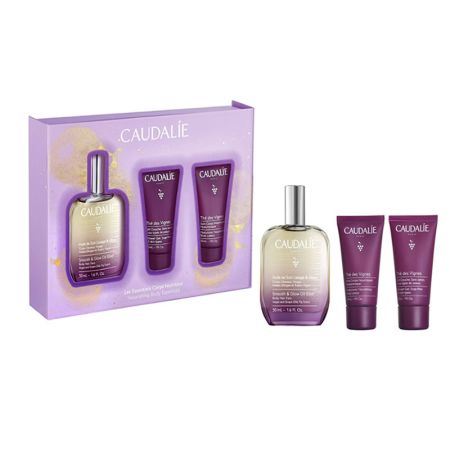 Caudalie Huile Nourrissante 50 ml Coffret 3 Pièces