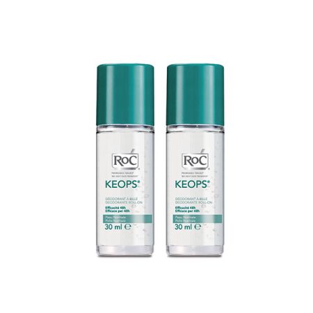 Roc Keops Déodorant Roll On 2x30ml
