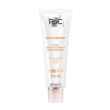 Roc Fluide Haute Tolérance Réconfortant Spf50 50ml