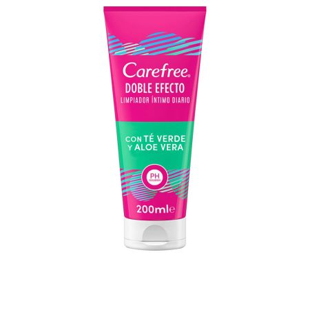 Carefree Duo Effect Intimate Cleanser Green Tea & Aloe Vera 200ml