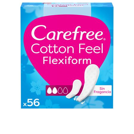 Carefree Flexiform Protector Cotton Sin Fragancia 56 U