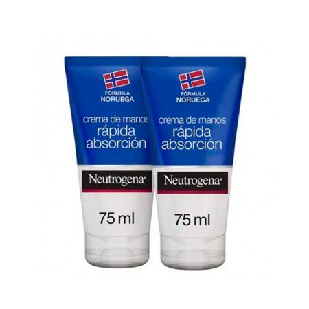 Neutrogena Duo Crème Pour Les Mains Absorption Rapide 2x75ml