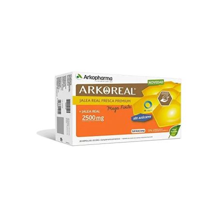 Arkoharma Arkoreal Gelée Royale 2500mg Bio 20 Ampoules