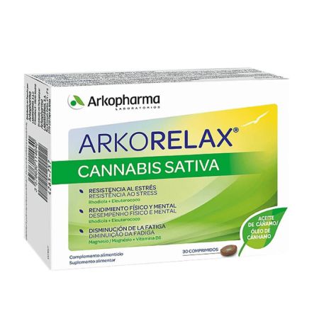 Arkopharma Cannabis Sativa 30 Comprimés