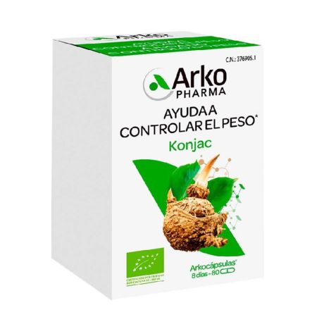 Arkogélules Glucomannane 80 Capsules