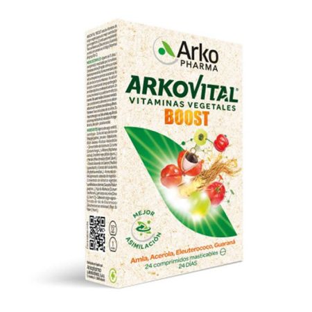 Arkopharma Arkovital Boost 24 Comprimés À Mâcher