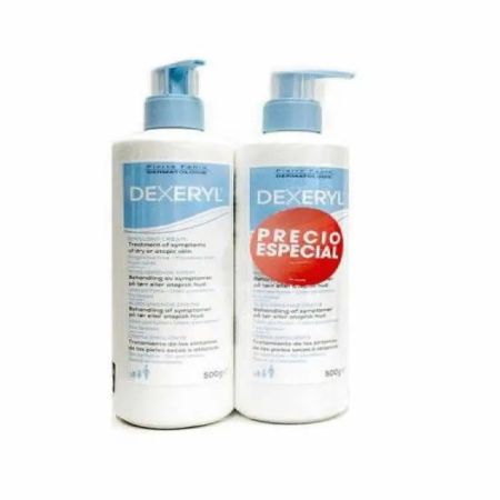 Dexeryl Crème Emolliente Peau Sèche 2x500g
