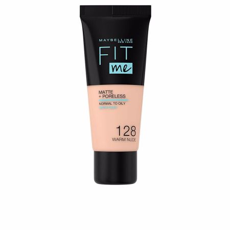Maybelline Fit Me Matte Poreless Fond De Teint 128 Warm 
