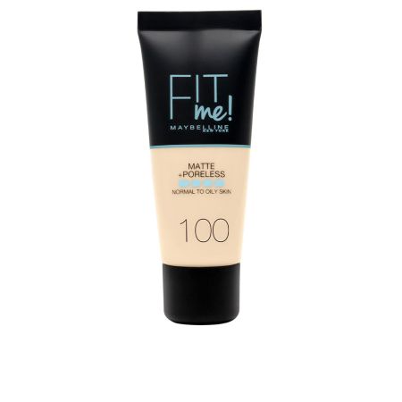 Maybelline Fit Me Matte & Poreless Foundation 100 Warm Ivory 30ml