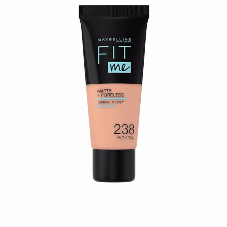 Maybelline Fit Me Matte & Poreless Foundation 238 Rich Tan 30ml