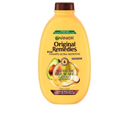 Garnier Original Remedies Shampooing Avocat Et Karité 600ml