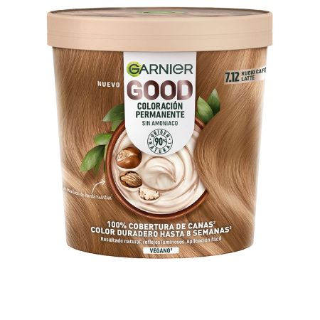 Garnier Good Coloración Permanente 7,12 Rubio Café Latte 1 U