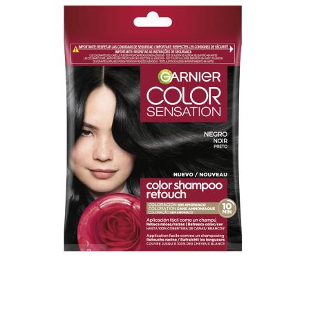 Garnier Color Sensation Coloración Tono Sobre Tono Champú 1,0-Black 1 U