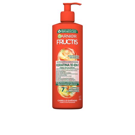 Garnier Fructis Keratina 10-En-1 Crema Sin Aclarado 400ml