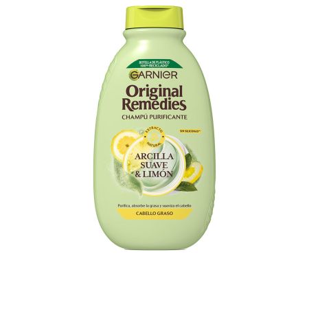 Garnier Original Remedies Champú Arcilla Suave y Limón 400ml