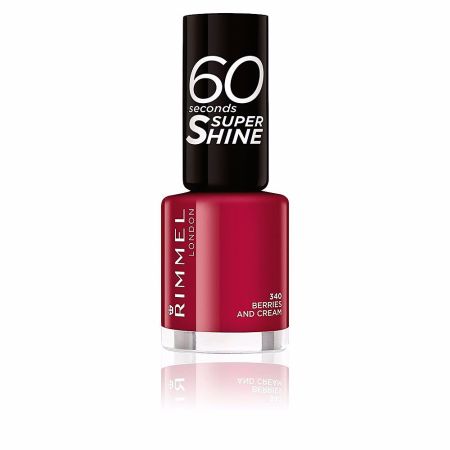 Rimmel London 60 Seconds Super Shine Nail Lacquer 340 Berries And Cream