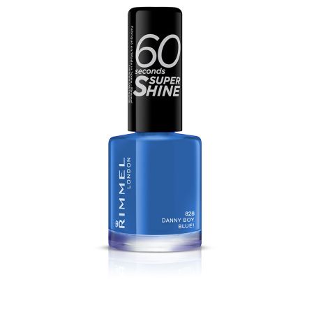 Rimmel London 60 Seconds Super Shine Nail Lacquer 828 Danny Boy Blue 