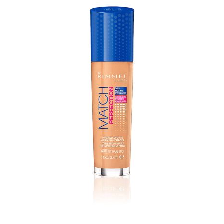 Rimmel Match Perfection Foundation Spf20 400 Natural Beige  