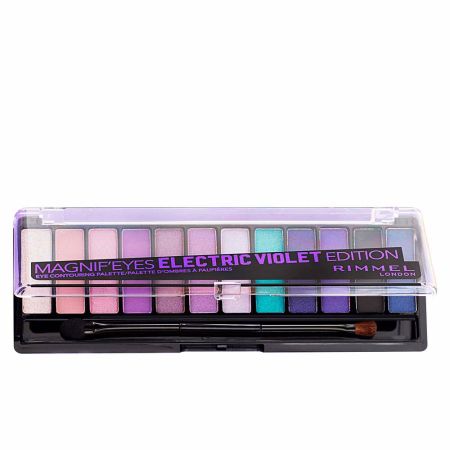 Rimmel London Magnif'Eyes Eyeshadow Palette 008 Electric Violet 12 Shades