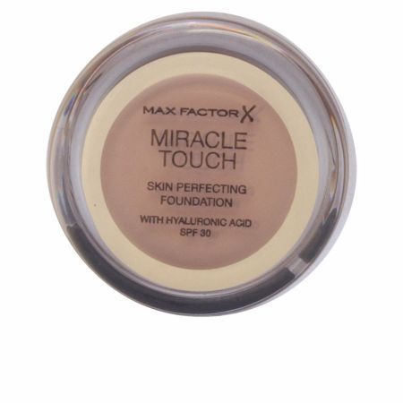 Max Factor Miracle Touch Skin Perfecting Foundation Spf30 045 Warm Almond