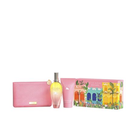 Set Escada Brisa Cubana Edt 100ml Body 100ml Neceser@