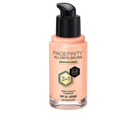 Max Factor Facefinity All Day Flawless 3 In 1 Foundation C30-Porcelain 30ml