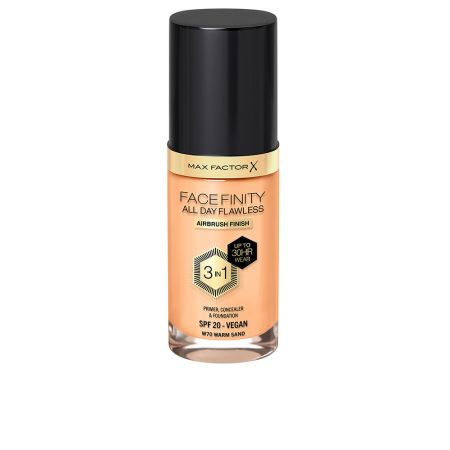 Max Factor Facefinity 3in1 Primer, Concealer y Foundation 70-Warm Sand 30ml