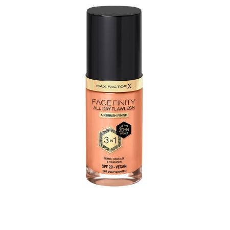 Max Factor Facefinity All Day Flawless 3 In 1 Foundation 82-Deep Bronze 30ml