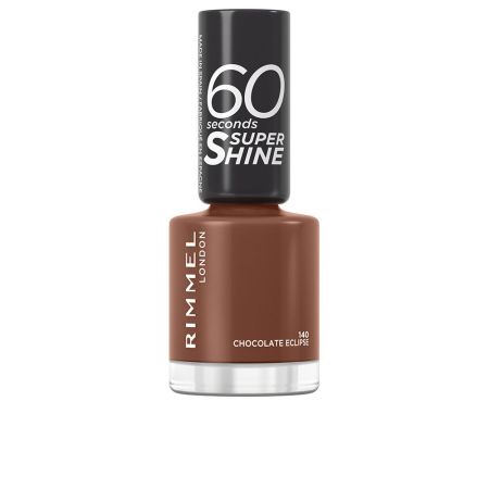 Rimmel London 60 Seconds Super Shine Esmalte De Uñas 140-Chocolate Eclipse 8ml
