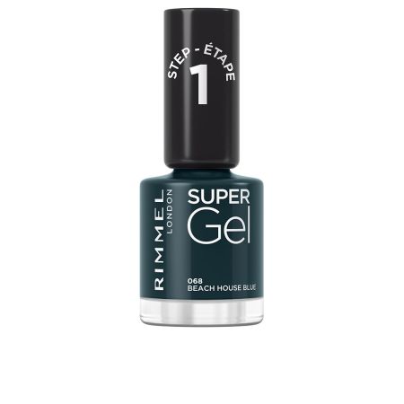 Rimmel London Super Gel Esmalte De Uñas 068-Beach House Blue 12ml