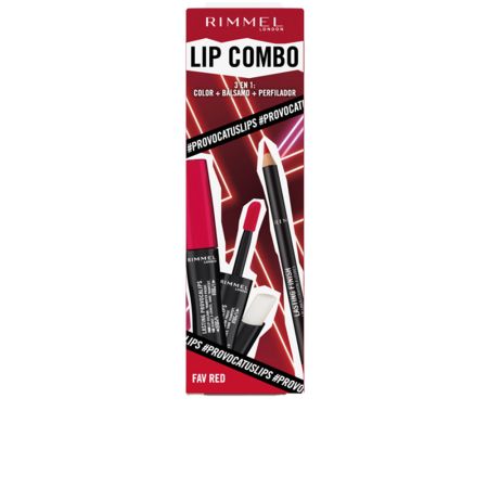 Rimmel London Lip Combo Provocalips Lote Fav Red 2 U