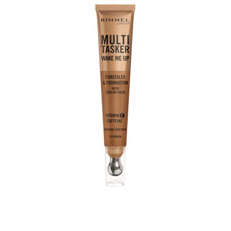 Rimmel London Multitasker Wake Me Up Corrector y Base De Maquillaje Mocha 20ml