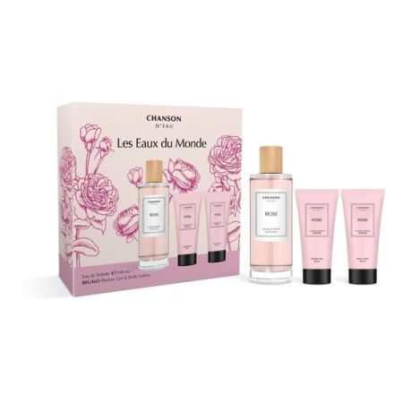 Est Chanson D'eau Rose 100ml Gel50 Body 50ml