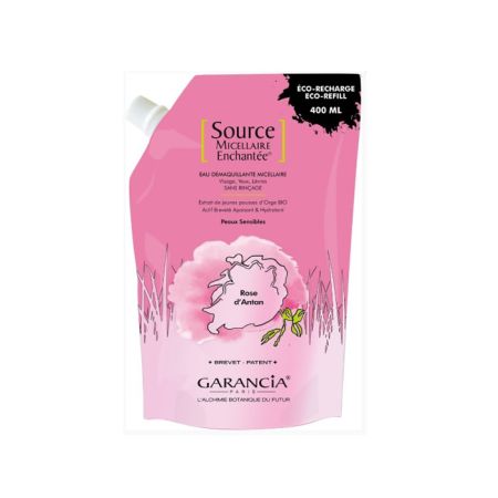 Garancia Source Micellaire Enchanté Démaquillant Eco-Recharge Rose D'Antan 400ml
