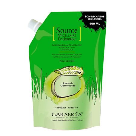Garancia Source Micellaire Enchanté Démaquillant Eco-Recharge Amande 400ml