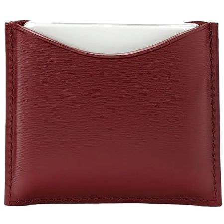 La Bouche Rouge Chocolate Leather Compact Case