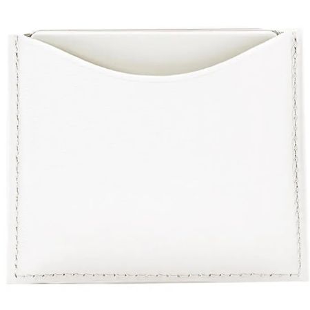 La Bouche Rouge White Leather Compact Case